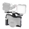 BGNing Aluminum Camera Cage Compatible with Fujifilm X-E4 Form-Fitting Border Frame w/Cold Shoe Arri Mount Handgrip Wristband Light Monitor Holder (Combo C) view 1