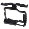 BGNing Aluminum Camera Cage Compatible with Fujifilm X-E4 Form-Fitting Border Frame w/Cold Shoe Arri Mount Handgrip Wristband Light Monitor Holder (Combo C) view 3