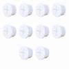 10-Pack Cable Cord Grommet 3/4 Inch Flexible Silicone Cable Cover for Desk and Other Furnitures Wire Hole Cover Wire Cable Management (White) view 1