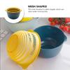 Double-layer Sink Drain Basket Mesh Vegetable Washing Strainer Bowl Kitchen Gadget Strainer Random view 3