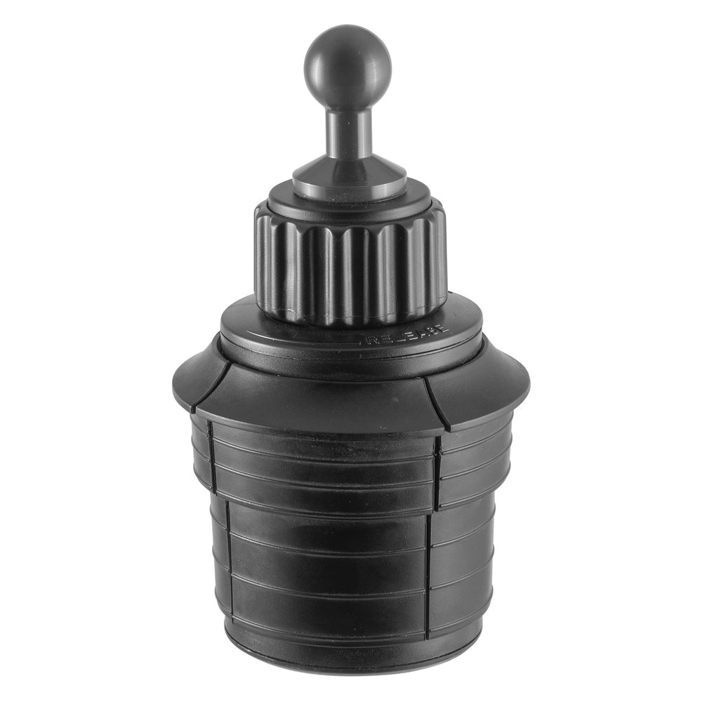 iBOLT 20mm Adjustable Aluminum Ball Cup Holder Mount - Expands to fit Most Cup Holders and is Compatible with All Industry Standard 20mm mounts