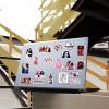 100pcs Aesthetic Stickers for Girls,Cool Trendy Waterproof Vinyl Stickers for Water Bottles Laptop Luggage Guitar Journal Graffiti Decals view 2