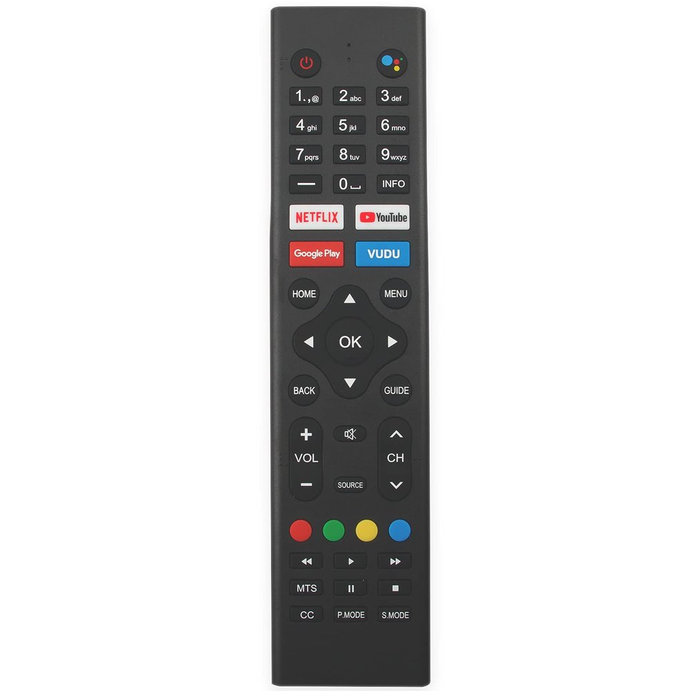 280401010470 Replaced Remote for Sceptre Android Smart 4K TV UMC & SRC Series A435BV-FSRC A322BV-SRC A328BV-SRC A558CV-UMC A658CV-U A515CV-UMC A518CV-UMC A550CV-UMC A650CV-UMC A435BVFSRC A322BVSRC