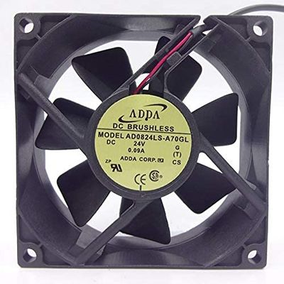 AD0824LS-A70GL ADDA 24V 80mm Fan-8025 0.09A 2-Wire Inverter Cooling Fan