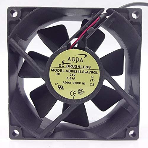 AD0824LS-A70GL ADDA 24V 80mm Fan-8025 0.09A 2-Wire Inverter Cooling Fan