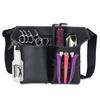 Noverlife Hairdresser Scissor Bag, Barber PU Leather Waist Pouch, Professional Hairdressing Tools Storage Holster with Waist Belt, Hair Salon Scissor Storage Waist Bag for Hairstylist view 1