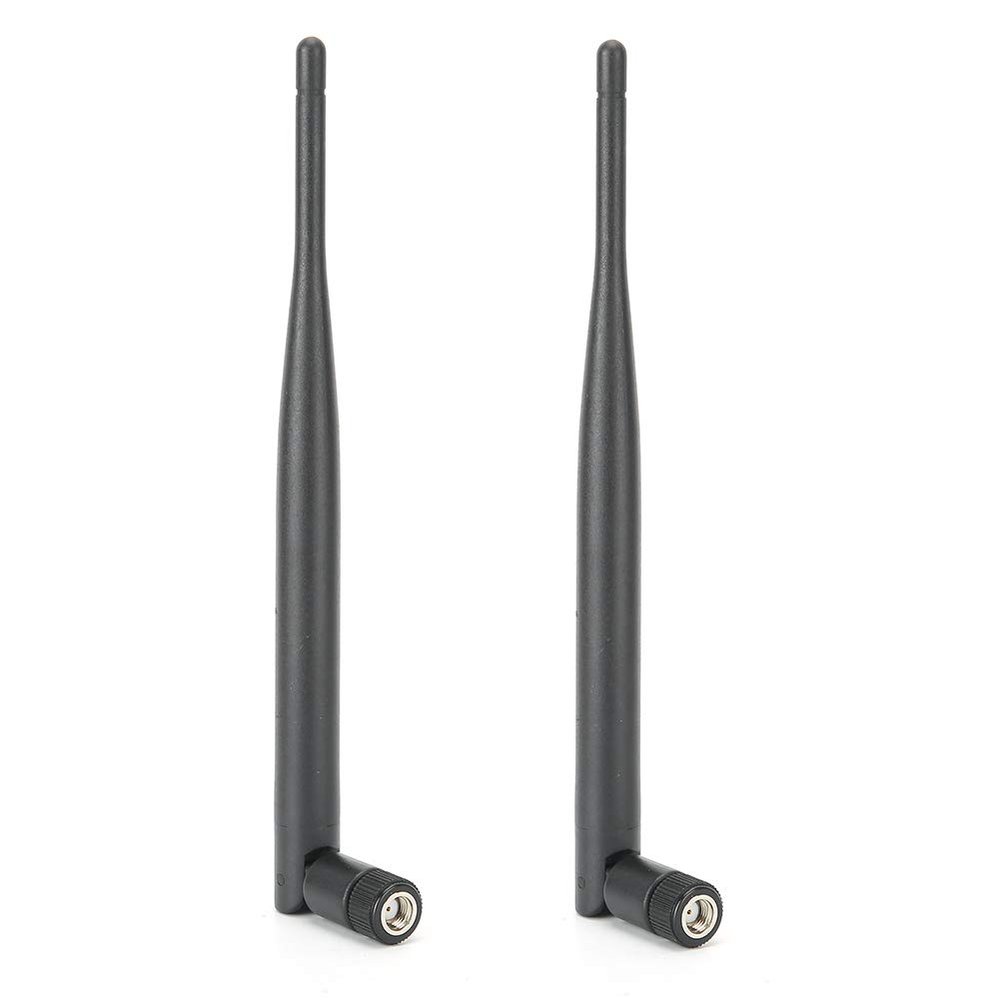 2 Pcs Router Antenna,2.4/5G Dual Frequency Antenna, System 6DB High Gain Dual-Band SMA Inner Hole,Suitable for Router with SMA Interface,Easy to Use