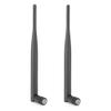 2 Pcs Router Antenna,2.4/5G Dual Frequency Antenna, System 6DB High Gain Dual-Band SMA Inner Hole,Suitable for Router with SMA Interface,Easy to Use view 1