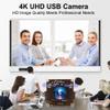 ALPCAM 4K USB Camera Ultra HD 2160P Webcam with IMX317 Sensor, 170 Degree Fisheye Lens, Dual Microphone, Plug and Play for Windows/Mac/Linux/Raspberry Pi view 2