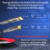 75ft 4K HDMI Cable, Fiber Optic HDMI Cable, Micro HDMI to HDMI, Detachable Type A+Type D,18Gbps Ultra Speed, 4K 60Hz,Slim Flexible, Long Extended HMDI Cable, DVI to HDMI view 2