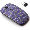 2.4G Wireless Mouse with Cute Pattern Design for All Laptops and Desktops with Nano Receiver - Baby Colorful Image view 1