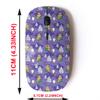 2.4G Wireless Mouse with Cute Pattern Design for All Laptops and Desktops with Nano Receiver - Baby Colorful Image view 2