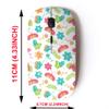 2.4G Wireless Mouse with Cute Pattern Design for All Laptops and Desktops with Nano Receiver - Cute buterfly view 2