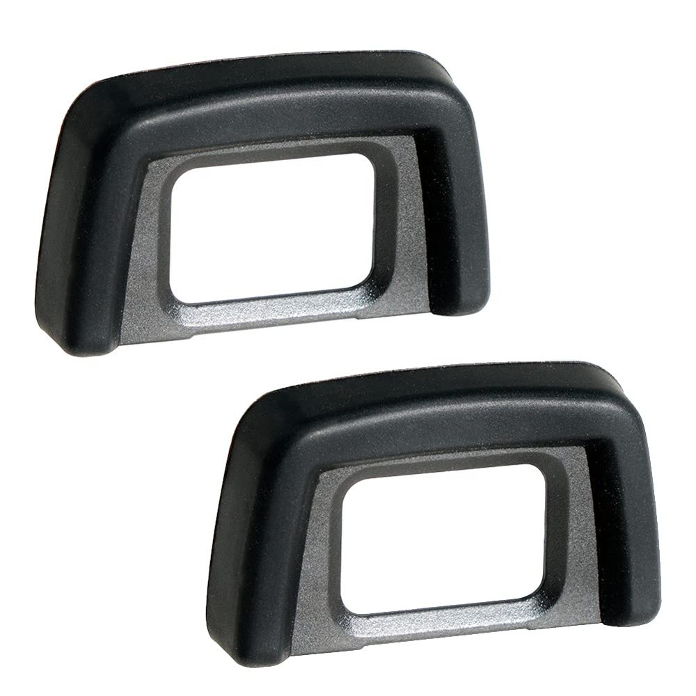 2 Packs, DK-24 Eyecup Eyepiece Viewfinder Eye Cup ABS Compatible with Nikon DK-24 D3000 D3100 D5000 D5100