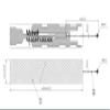 Maswell 5G NR Antenna Adhesive Patch for 4G LTE 3G and WiFi 600-4900MHz Adhesive Mount view 3