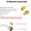 CORONIR 33ft Cable RP-SMA Coaxial Extension Cable Male to Female Connector for Wireless LAN Router Bridge & Cellular Antenna White view 3