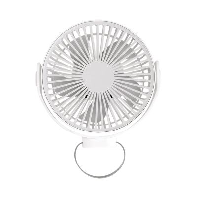 Grafkn Bladeless Ceiling Fan4-Speed Adjustable Wind Speed Mini Ceiling Fan Student Dormitory Mosquito Net Fan Desktop Portable Wall Hanging Outdoor USB Small Fan Lamp (Color : White)