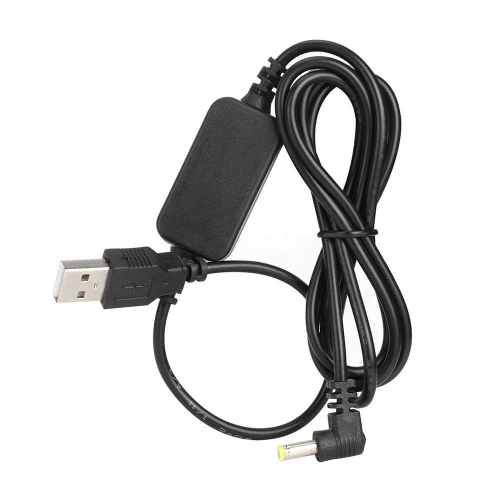 1.2m/3.9ft Portable USB Charger Cable USB Charger Power Socket Adapter Charging Panel Mount Abs Shell Wire Fit for Yaesu Vx-6R Vx7R Ft60R Vx177 Walkie Talkie Radio