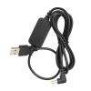 1.2m/3.9ft Portable USB Charger Cable USB Charger Power Socket Adapter Charging Panel Mount Abs Shell Wire Fit for Yaesu Vx-6R Vx7R Ft60R Vx177 Walkie Talkie Radio view 1