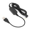 1.2m/3.9ft Portable USB Charger Cable USB Charger Power Socket Adapter Charging Panel Mount Abs Shell Wire Fit for Yaesu Vx-6R Vx7R Ft60R Vx177 Walkie Talkie Radio view 3