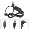 1.2m/3.9ft Portable USB Charger Cable USB Charger Power Socket Adapter Charging Panel Mount Abs Shell Wire Fit for Yaesu Vx-6R Vx7R Ft60R Vx177 Walkie Talkie Radio view 4