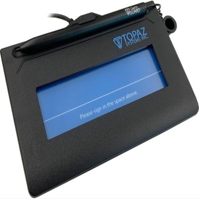 Topaz T-S460-HSX-R, SigLite 1x5 Signature Pad, HP USB, Citrix Ready