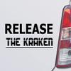 Custom Brother - Release The Kraken Black Color Car Laptop Wall Bumper Decal Sticker, DesX81 view 1