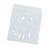 Progo 100 Pieces White Paper CD DVD Sleeves Envelope Holder with Clear Window and Flap, 80g Economy Weight. view 1