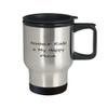 Cool Amateur Radio Gifts, Amateur Radio is My Happy Place, Holiday Travel Mug For Amateur Radio view 2
