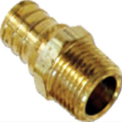 SharkBite UC120LFCP25 Brass Barb PEX Insert, Male Adapter, Lead-Free, 1/2-In, 25-Pk. - Quantity 6