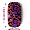 2.4G Wireless Mouse with Cute Pattern Design for All Laptops and Desktops with Nano Receiver - Autumn Leaves Evil view 2