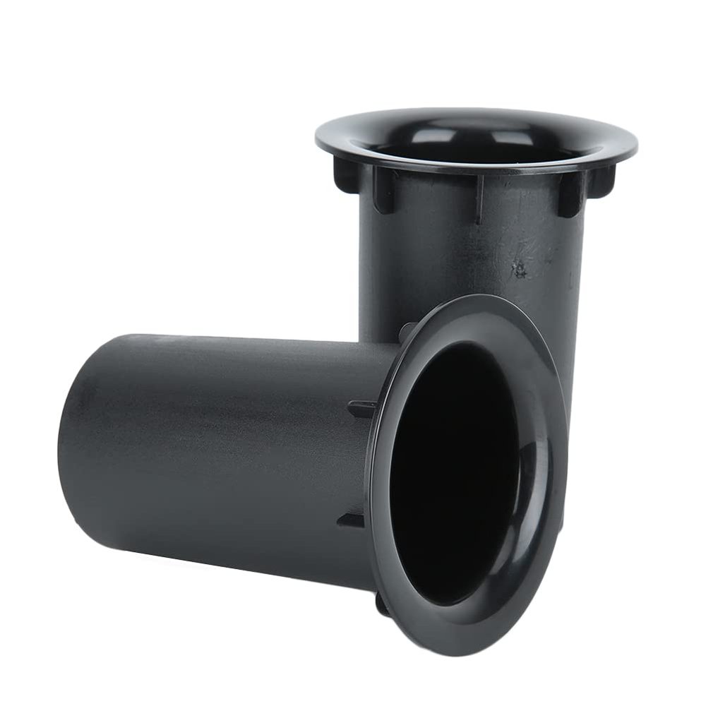Evonecy Speaker Port, 6-10inches 2 Pcs Speaker Inverter Tube ABS Speaker Box Bass Air Ports Speaker Cabinet Port Tube for Inverted-Phase Speaker for Inverter Tube(T9 Opening 71)