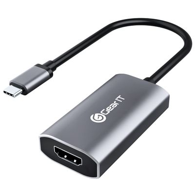 GEARit USB-C to HDMI 2.1 8K HDR Adapter, 8K@60Hz or 4K@120Hz DP Alt Mode, Type C Thunderbolt 3/4 Compatible for MacBook Pro 2020, iPad Pro 2020, Galaxy S20, and More
