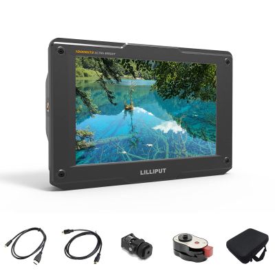 LILLIPUT H7 7 Inch 1800nits 3D LUT DSLR Camera Field Monitor High Brightness Sunlight Viewable Full HD 1920x1200 4K HDMI Input Output