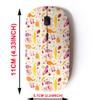 2.4G Wireless Mouse with Cute Pattern Design for All Laptops and Desktops with Nano Receiver - Australia Design Graphic view 2