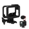 Action Camera Cage Protective Case AntiFall Frame Housing with Cold Shoe Mount for 9 view 1
