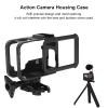 Action Camera Cage Protective Case AntiFall Frame Housing with Cold Shoe Mount for 9 view 3