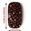 2.4G Wireless Mouse with Cute Pattern Design for All Laptops and Desktops with Nano Receiver - Pumpkin Halloween view 2