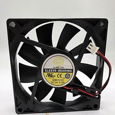 S0801512H Globe Fan 12V 0.19A 808015mm Silent Fan