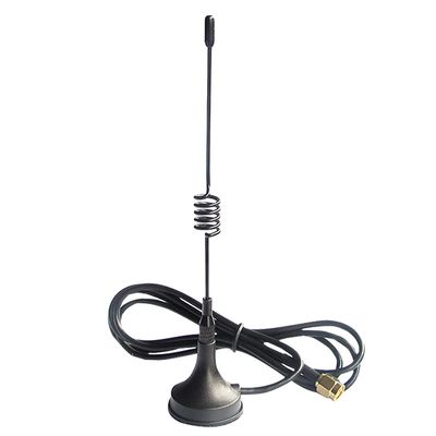 2pcs 2.4GHz Sucker Antenna 3.5dBi High Gain WiFi UHF Antenna Interface SMA Male Magnetic Base Radio Antenna with 1.5m Extension Cable TX2400-XPL-150
