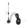 2pcs 2.4GHz Sucker Antenna 3.5dBi High Gain WiFi UHF Antenna Interface SMA Male Magnetic Base Radio Antenna with 1.5m Extension Cable TX2400-XPL-150 view 2