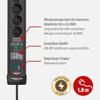 Brennenstuhl Power Extension 1.8 M 6 Ac Outlet(S) Indoor Black, W128427121 (Outlet(S) Indoor Black) view 3