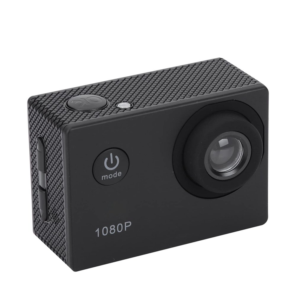 VBESTLIFE Action Camera, 1080P 12MP Action Camera, Wide Angle Lens Camera Underwater Adventure Camera, 2.0 Inch TFT LCD HD Screen