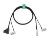 HangTon Teradek Bolt Bond Zacuto Gratical Eye Power HD SDI Video Cable D-tap 0B 2 Pin Right Angle BNC 80cm view 1