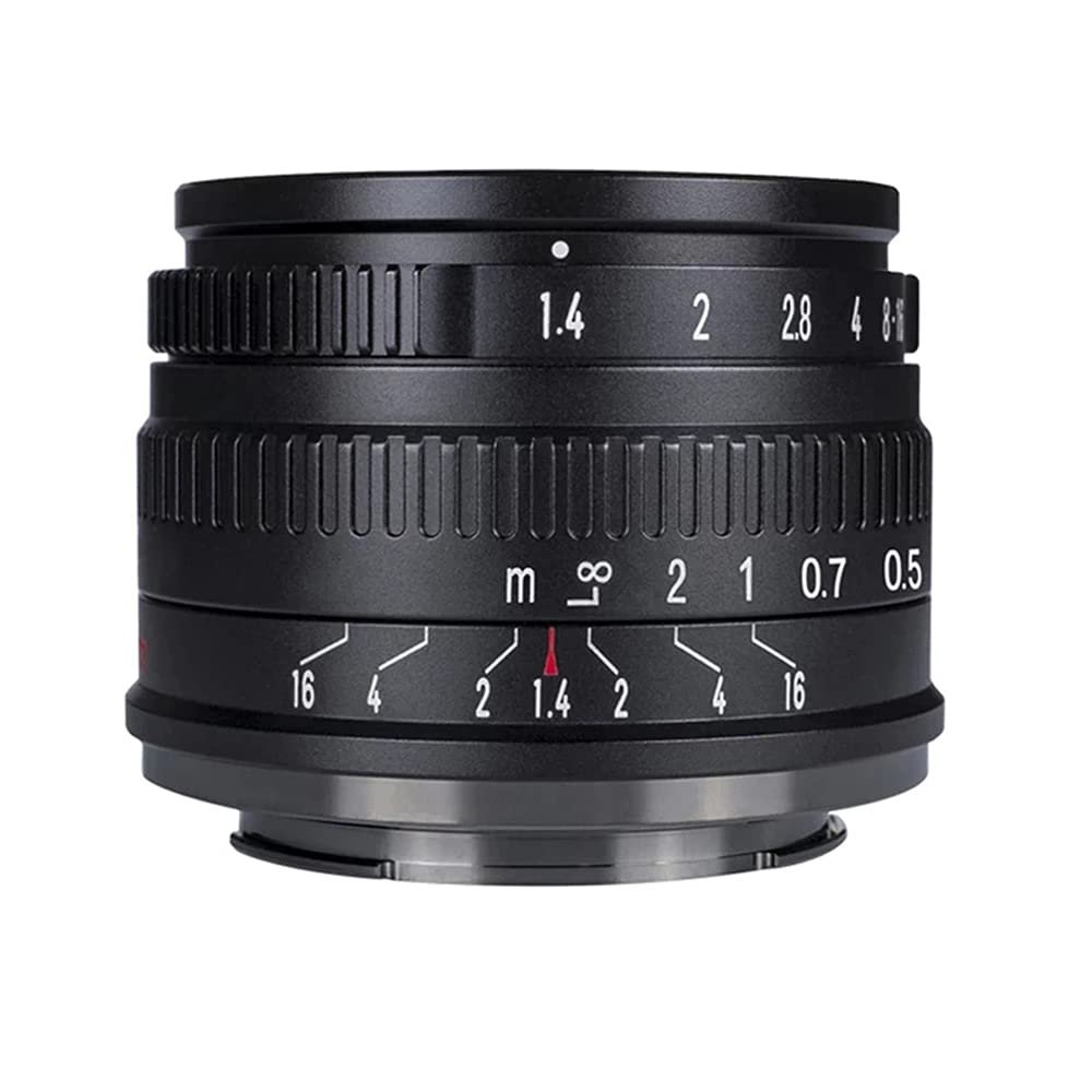 7artisans 35mm F1.4 Camera Lens Manual Focus APS-C Format Fixed Lens for Canon EOS M Mount Mirrorless Cameras