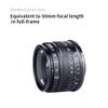 7artisans 35mm F1.4 Camera Lens Manual Focus APS-C Format Fixed Lens for Canon EOS M Mount Mirrorless Cameras view 2