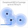 NETGEAR Nighthawk Tri-Band Whole Home Mesh WiFi 6 System (MK83) AX3600 Router with 2 Satellite Extenders, Coverage up to 6,750 sq. ft. (Renewed) view 3