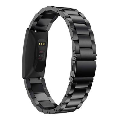 AISPORTS Compatible with Fitbit Inspire/Inspire HR Band Stainless Steel for Women Men, Adjustable Solid Metal Wristband Bracelet Replacement Strap for Fitbit Inspire/Inspire HR/Ace 2 Fitness Tracker