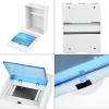 Distribution Box, Plastic Transparent Cover Power Distribution Protection Box For 4-6 Ways Circuit Breaker Indoor On The Wall 1pc view 4