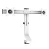 QTBH Monitor Arm Column Monitor Desk Mount Stand Dual Screen Monitor Stand Mount 7.4" Height-Adjustable Monitor Mount, Rotating, Suitable for 17"-32" Monitors Monitor Desk Mount (Style : Dual Screen) view 1